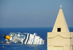 Капитан Costa Concordia вел себя крайне неадекватно в момент аварии