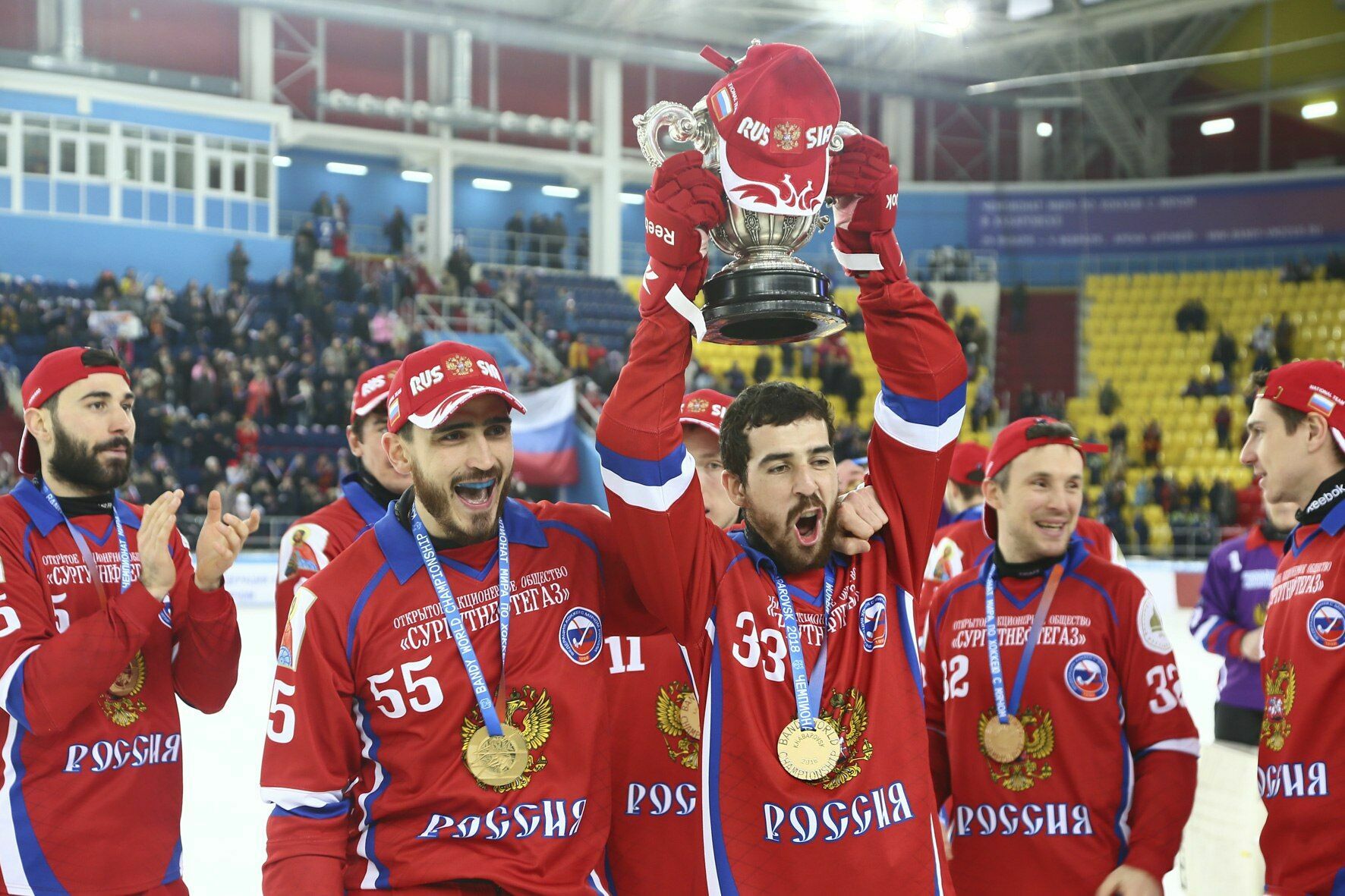 Россия стала 12-кратным чемпионом мира по хоккею с мячом