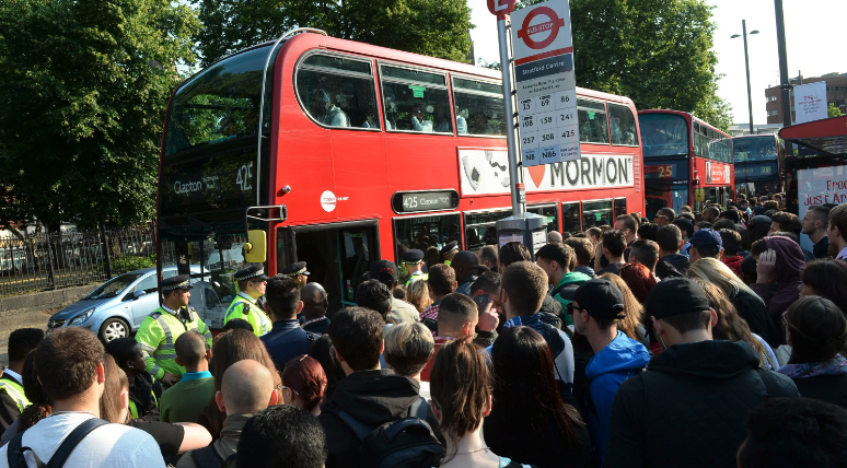 Движение в Лондоне парализовано из-за забастовки транспортников