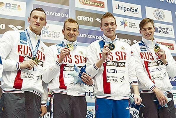 Российские пловцы взяли 17 медалей на чемпионате Европы