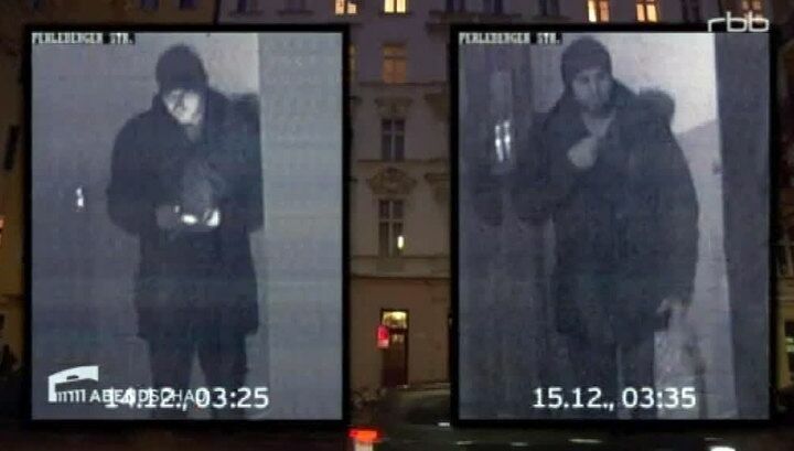 Берлинский террорист попал в объективы видеокамер