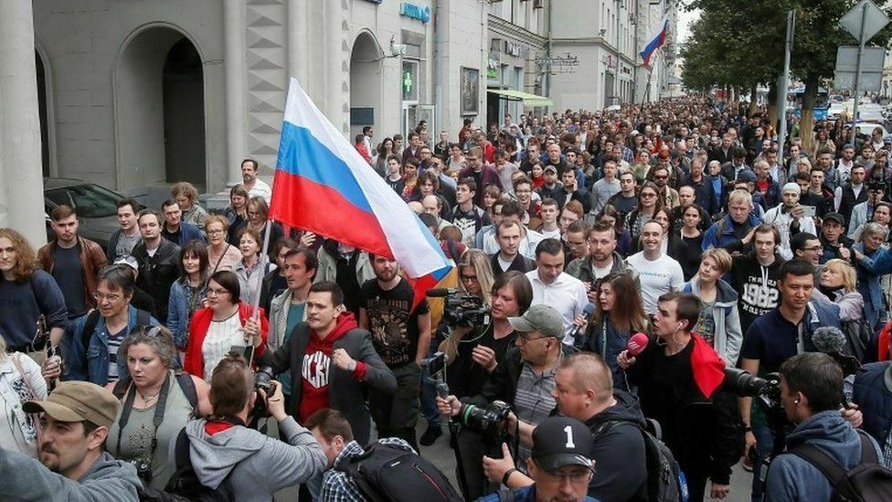 37 процентов москвичей положительно относятся к акциям протеста