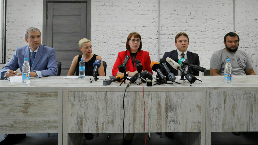 В президиум Координационного совета белорусской оппозиции вошли семь человек