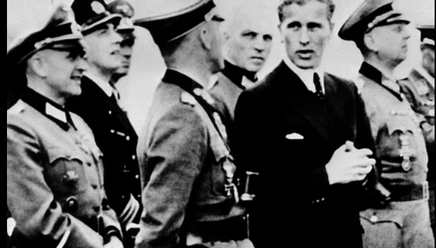 Вернер фон Браун (справа) в годы работы на Третий рейх