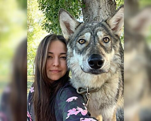 «Не лает, не пахнет и любит детей»: жительница Уфы рассказала о жизни с волчицей