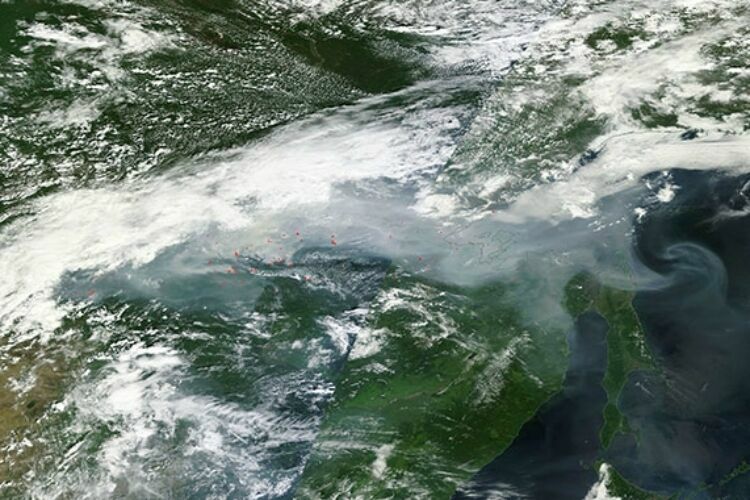 На Москву надвигается смог