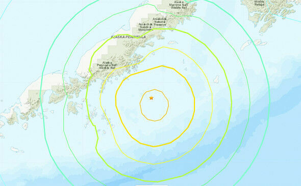 Землетрясение на Аляске угрожает Камчатке цунами