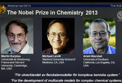 Нобелевская премия по химии вручена за моделирование химических систем