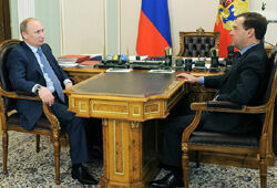 Путин и Медведев продолжили обсуждать кандидатов в министры