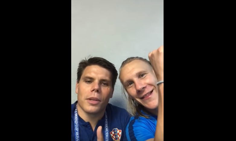 Хорватский игрок после победы над Россией записал видео «Слава Украине!»