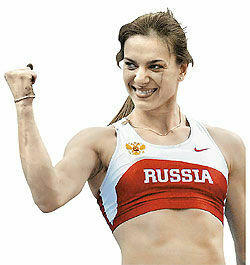 Олимпийская чемпионка Елена Исинбаева
