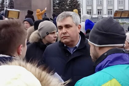 Вице-губернатор Кузбасса Чернов цинично оскорбил чувства митингующих горожан