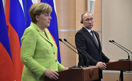Ангела Меркель пообщалась с Владимиром Путиным на тему ситуации в Белоруссии