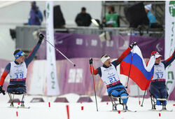Паралимпийские лыжники из России завоевали три медали в гонке на 15 км