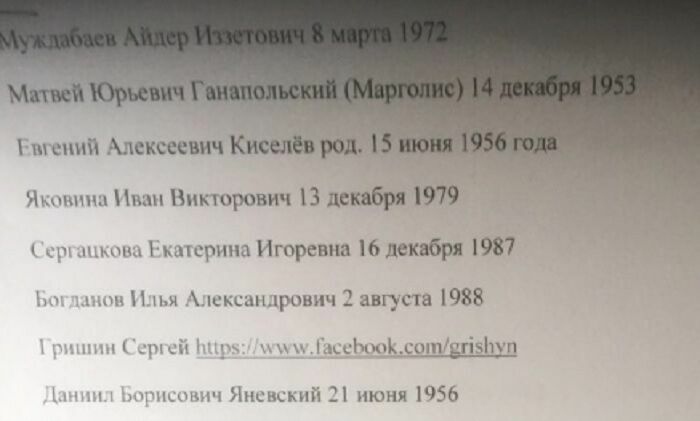 На Украине опубликовали «расстрельный список Бабченко»