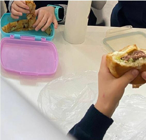 Вопрос, почему в школьной столовой дети кушают  принесенную из дома еду, а не школьные горячие обеды, также заинтересовал родителей из комиссии по питанию. 