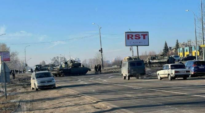 Telegram-каналы сообщили о российских танках в Харькове
