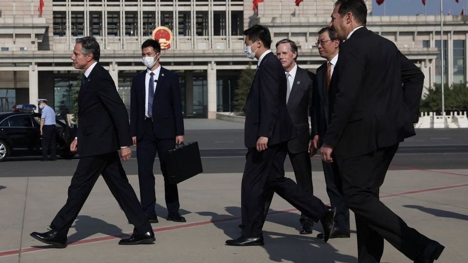 Первый за 5 лет: Госсекретарь США Энтони Блинкен прибыл в Пекин с двухдневным визитом