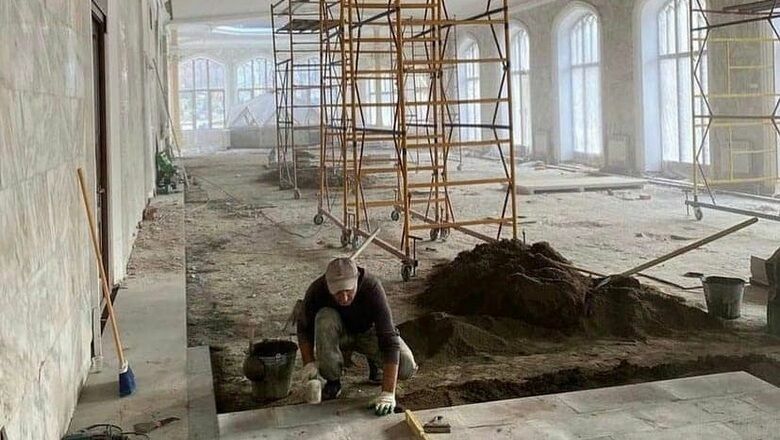 В Нарзанной галерее Кисловодска делают "варварский евро-ремонт"