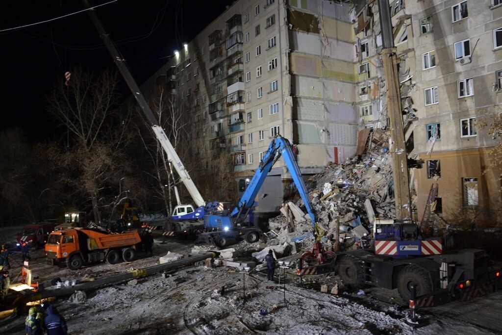 МЧС закончил поиск погибших под завалами в Магнитогорске