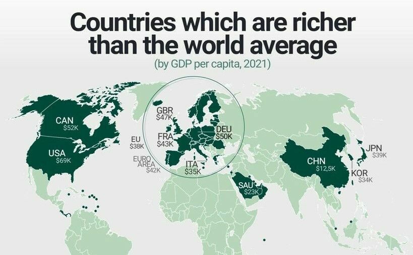 Всемирный банк: по уровню ВВП на душу населения Россия оказалась беднее Уругвая
