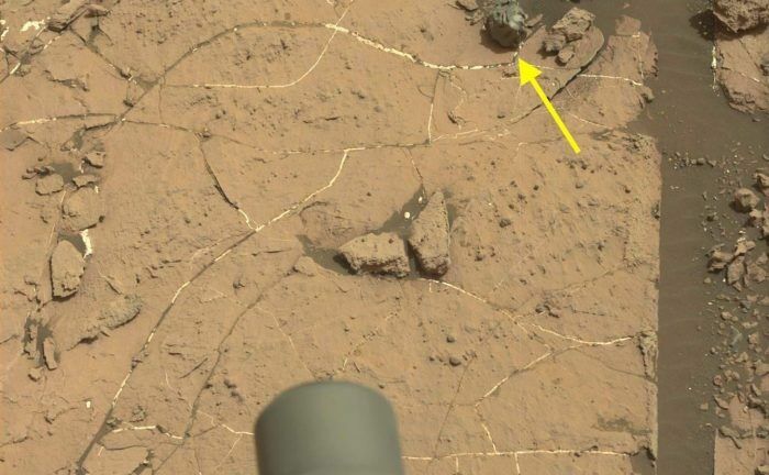 На Марсе обнаружен необычный метеорит из железа и никеля
