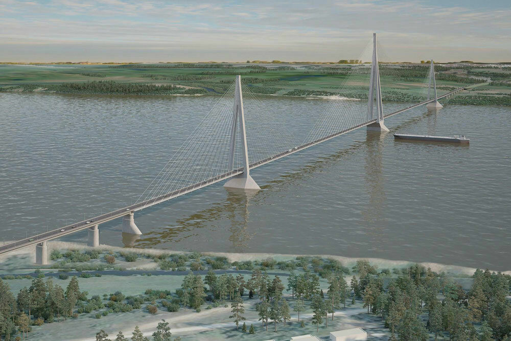 Строительство моста через Лену в Якутске закончат к 2026 году