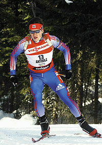 Биатлонист Максим Чудов
