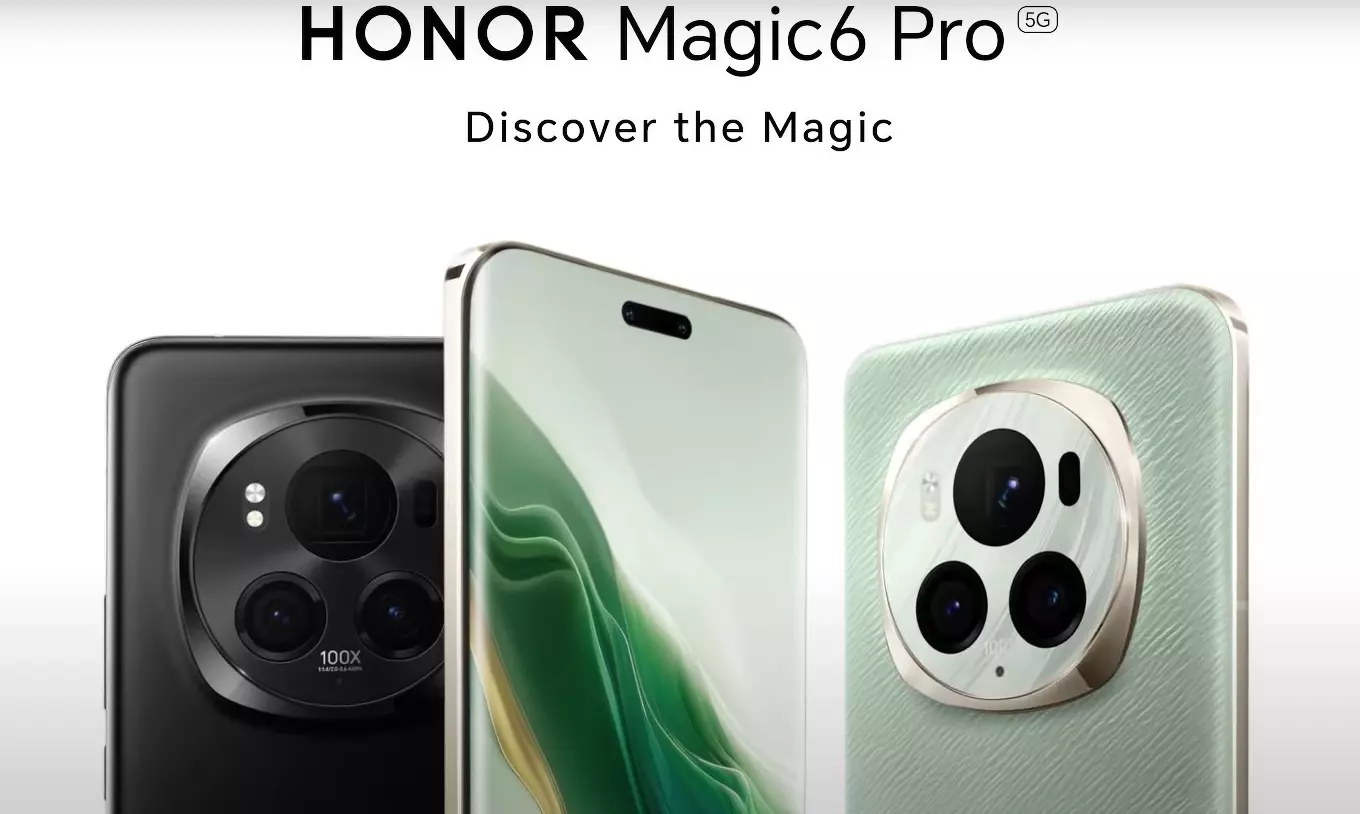 С 9 апреля в российских торговых сетях откроется предзаказ на флагманские смартфоны Honor Magic6 Pro.