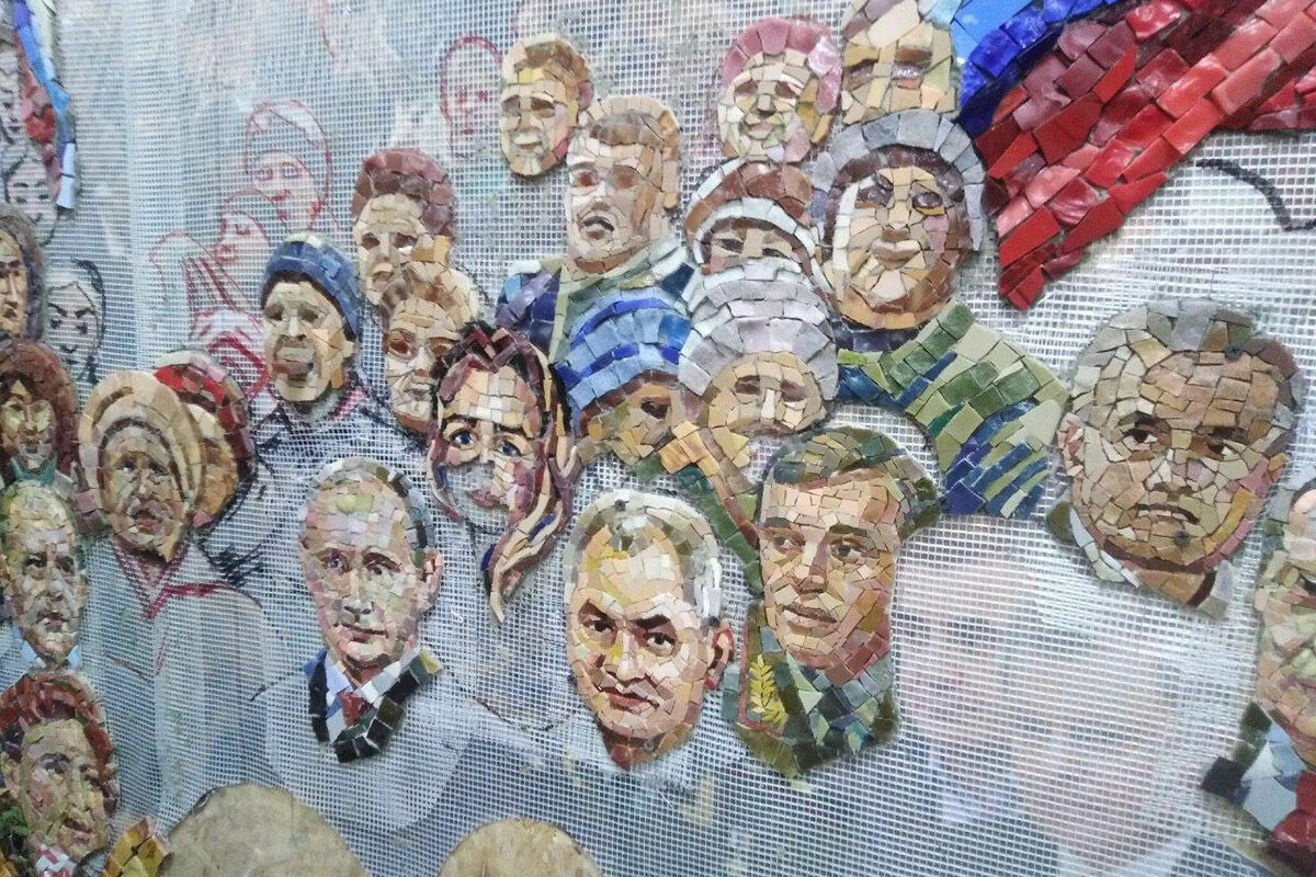 ФотКа дня: главный храм ВС РФ украсили мозаикой с Путиным, Шойгу и Сталиным