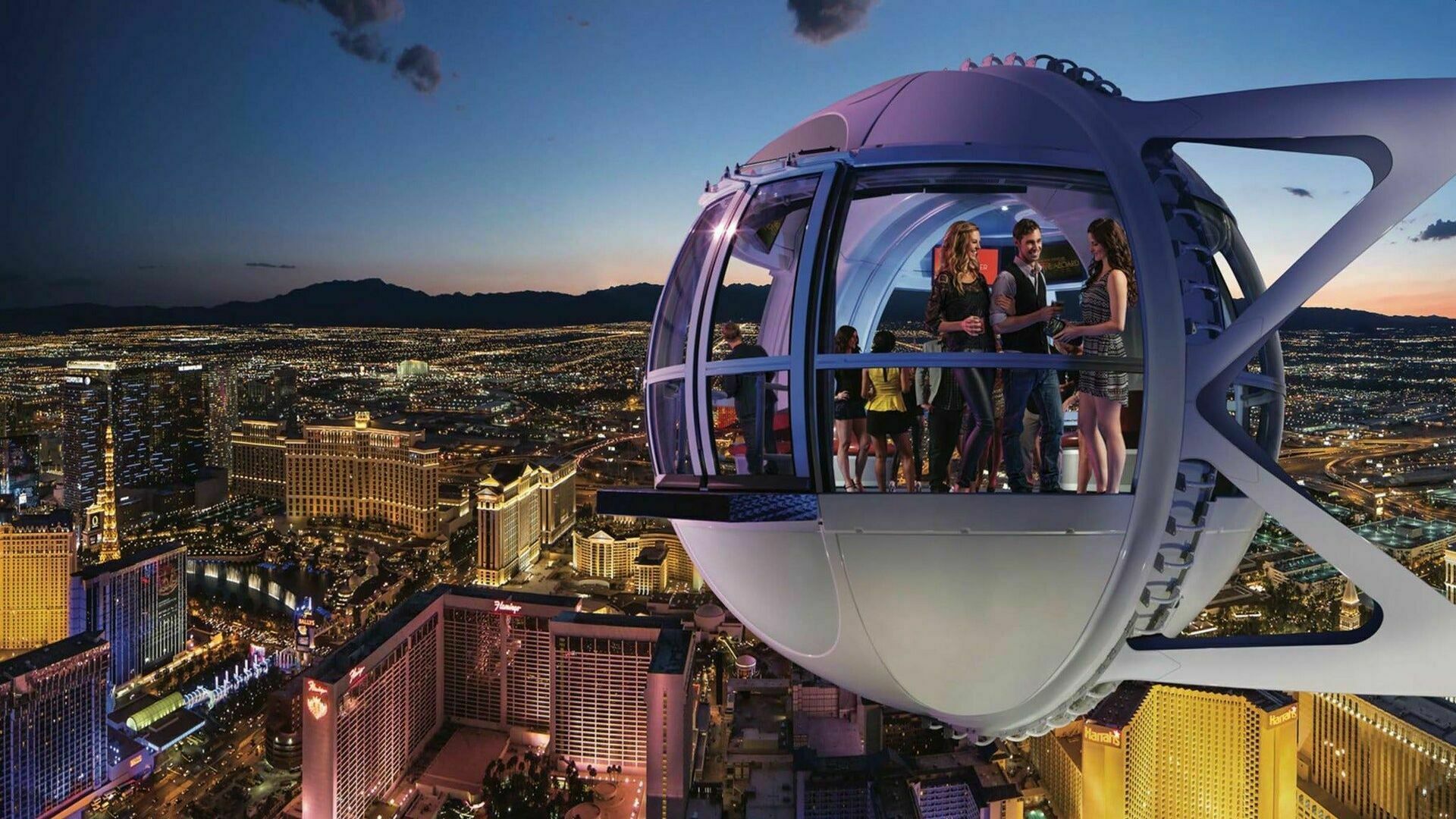 В Лас-Вегасе застряли в воздухе пассажиры самого высокого в мире колеса обозрения