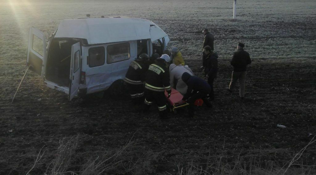 ДТП с маршруткой в Ульяновкой области: 19 пострадавших