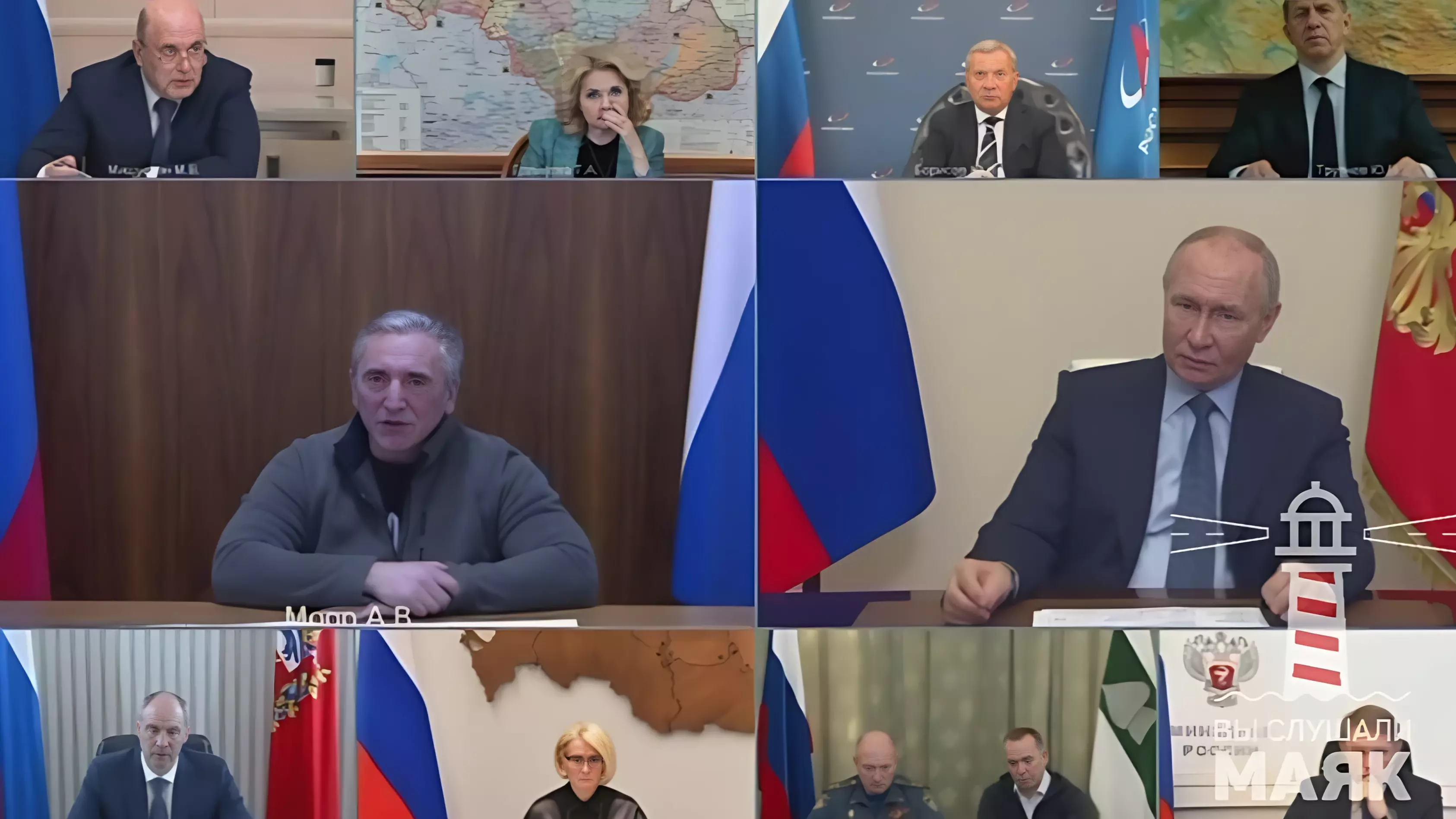 Путину пришлось в прямом эфире одергивать губернатора