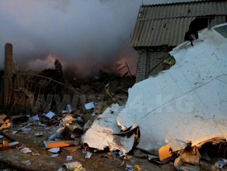 МАК начал работу на месте авиакатастрофы под Бишкеком