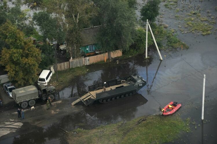 Ливни вызвали паводки на Кубани, Урале и Дальнем Востоке